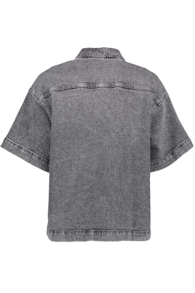 VMTESSA SS LOOSE DENIM SHIRT GA 10331219 MEDIUM GREY DEN/RA206